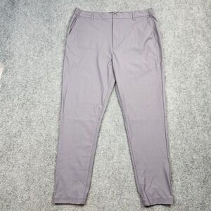 Cuts Pants Mens XXL Gray Jogger‎ Chino Hybrid Elastic Cuff Stretch Casual